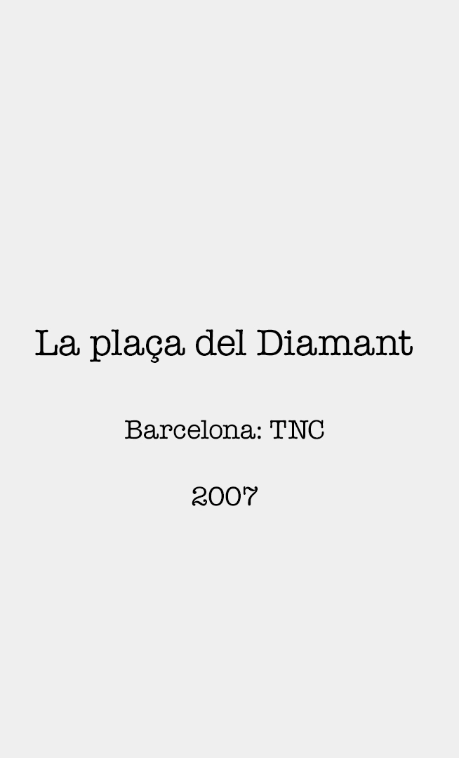 La plaça del Diamant