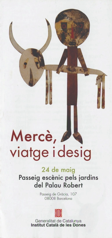 Mercè, viatge i desig. Passeig escènic pels jardins del Palau Robert